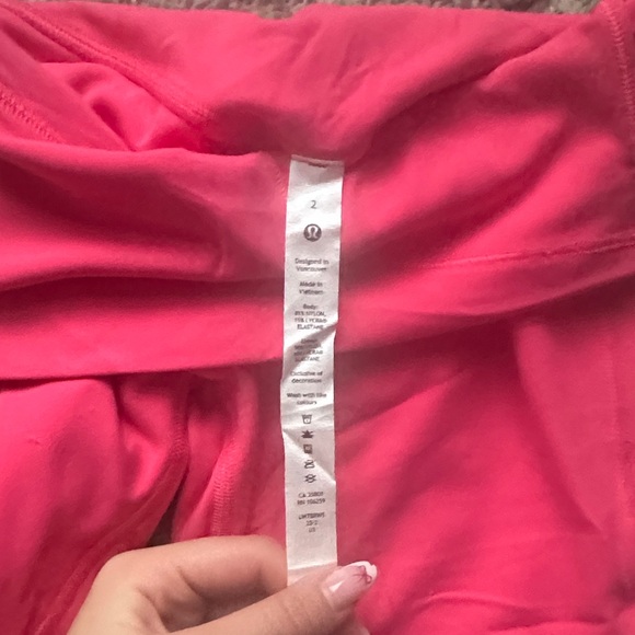 Lululemon Athletica Vibrant Pink Sports Set - Picture 3 of 4